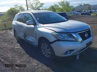 2013 Nissan Pathfinder Platinum with VIN 5N1AR2MM5DC676687, listed as a IAAI auction lot 42178495 with 71,937 mi miles and . Bid and sale history available at DreamBid. Image 1.