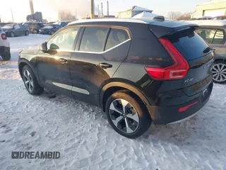 2024 Volvo XC40 Plus Bright Theme with VIN YV4L12UE3R2252433, listed as a IAAI auction lot 41322400 with 23 mi miles. Bid and sale history available at carsss.com. Image 3.