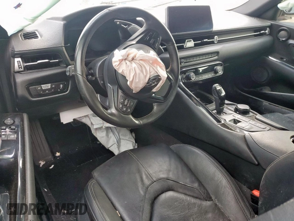 2020 Toyota Supra 3.0 with VIN WZ1DB4C04LW032225, listed as a Copart auction lot 57639875 with Not provided miles and Salvage title. Bid and sale history available at DreamBid. Image 8.
