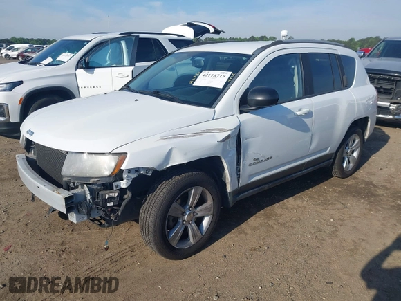 2016 Jeep Compass Sport with VIN 1C4NJCBA1GD568996, listed as a IAAI auction lot 42116719 with 167,751 mi miles and . Bid and sale history available at DreamBid. Image 2.