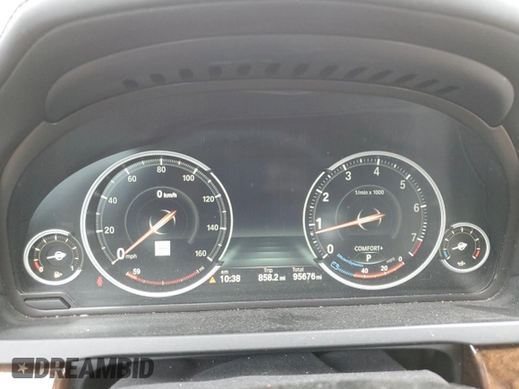 2014 BMW 7 Series ALPINA B7 xDrive with VIN WBAYF8C57ED142575, listed as a Copart auction lot 50790754 with 95,676 mi miles and Salvage Title. Bid and sale history available at DreamBid. Image 9.