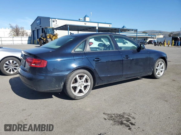 2009 Audi A4 2.0T Prem with VIN WAULF78K89N032251, listed as a Copart auction lot 46264375 with 156,987 mi miles and Salvage Title. Bid and sale history available at carsss.com. Image 3.