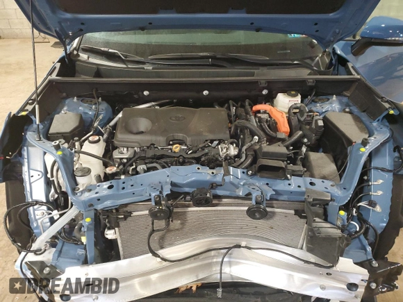 2024 Toyota RAV4 Hybrid SE with VIN 2T3T6RFVXRW064008, listed as a Copart auction lot 55734465 with 13,655 mi miles and Salvage title. Bid and sale history available at DreamBid. Image 12.
