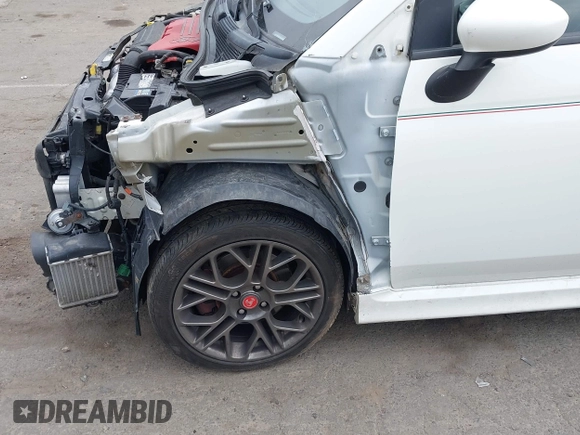 2015 FIAT 500 Abarth with VIN 3C3CFFFH1FT597459, listed as a IAAI auction lot 42085138 with 71,479 mi miles. Bid and sale history available at carsss.com. Image 13.