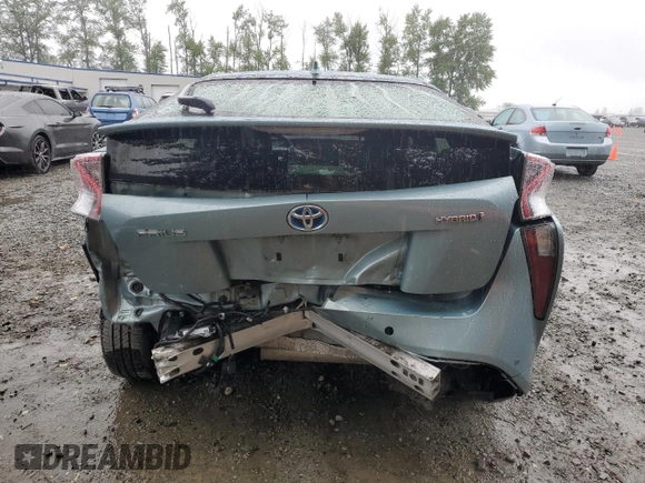 2017 Toyota Prius Two z VIN JTDKBRFU0H3056466, wystawiony jako Copart lot #56998045 z przebiegiem 67 056 mil mil oraz Szkoda całkowita • Salvage title. Historia ofert i sprzedaży dostępna na DreamBid. Obrazek 6.