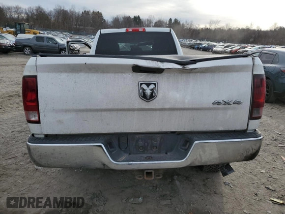 2012 Ram 2500 ST with VIN 3C6UD5HL7CG128826, listed as a Copart auction lot 80684174 with 0 mi miles and Salvage Title. Bid and sale history available at carsss.com. Image 6.