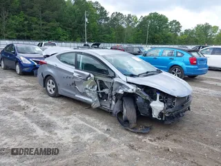 2015 Hyundai Elantra SE z VIN 5NPDH4AE5FH637411, wystawiony jako IAAI lot #42261846 z przebiegiem 127 701 mil mil oraz . Historia ofert i sprzedaży dostępna na DreamBid. Obrazek 1.