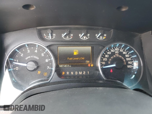 2011 Ford F-150 XL with VIN 1FTMF1EF7BFA72817, listed as a Copart auction lot 75552694 with 185,146 mi miles and Salvage title. Bid and sale history available at DreamBid. Image 9.