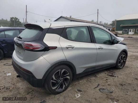 2022 Chevrolet Bolt EV 2LT with VIN 1G1FX6S01N4108402, listed as a Copart auction lot 72183514 with 18,406 mi miles and Salvage Title. Bid and sale history available at carsss.com. Image 3.