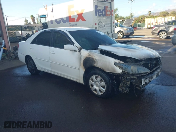 2002 Toyota Camry LE z VIN JTDBE32K120093737, wystawiony jako IAAI lot #41214245 z przebiegiem Nie podano mil oraz . Historia ofert i sprzedaży dostępna na DreamBid. Obrazek 1.