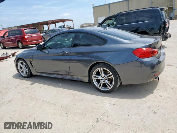 2015 BMW 4 Series 428i z VIN WBA3N3C50FK234690, wystawiony jako Copart lot #60149125 z przebiegiem 53 878 mil mil oraz Szkoda całkowita • Salvage title. Historia ofert i sprzedaży dostępna na DreamBid. Obrazek 2.
