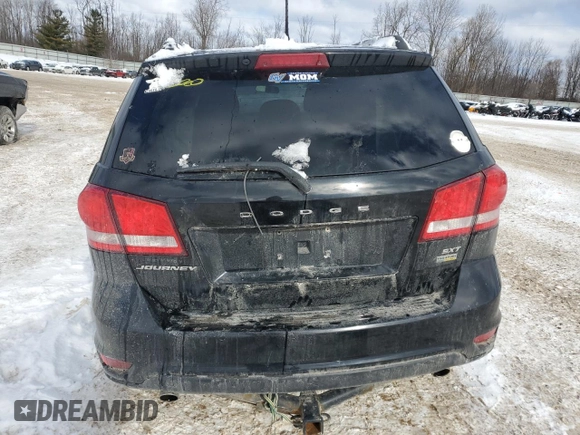 2016 Dodge Journey SXT with VIN 3C4PDCBG4GT206997, listed as a Copart auction lot 45456225 with 160,302 mi miles and Clean Title. Bid and sale history available at carsss.com. Image 6.