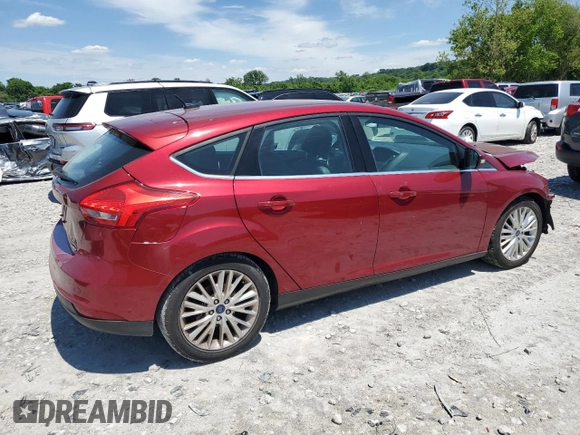 2016 Ford Focus Titanium with VIN 1FADP3N26GL202929, listed as a Copart auction lot 57466095 with 101,525 mi miles and Salvage title. Bid and sale history available at DreamBid. Image 3.