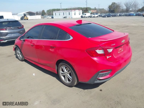 2017 Chevrolet Cruze LT with VIN 1G1BE5SM8H7205049, listed as a IAAI auction lot 41785477 with 167,029 mi miles. Bid and sale history available at carsss.com. Image 3.
