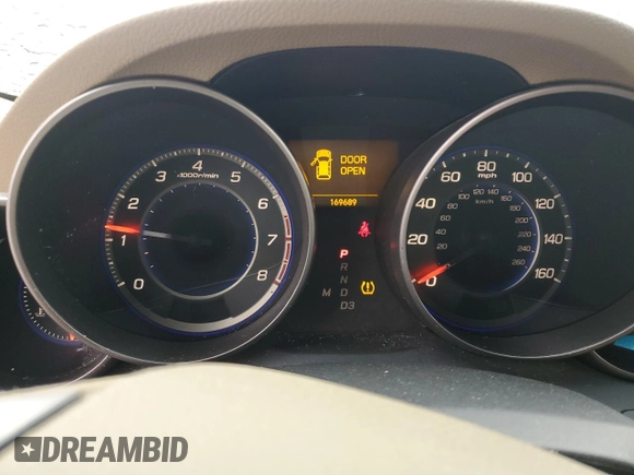 2009 Acura MDX Tech Pkg with VIN 2HNYD28679H530626, listed as a Copart auction lot 46211645 with 169,689 mi miles and Salvage Title. Bid and sale history available at carsss.com. Image 9.