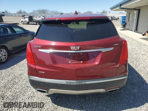 2017 Cadillac XT5 Platinum AWD with VIN 1GYKNFRS9HZ264532, listed as a Copart auction lot 50312375 with 63,623 mi miles and Salvage Title. Bid and sale history available at carsss.com. Image 6.