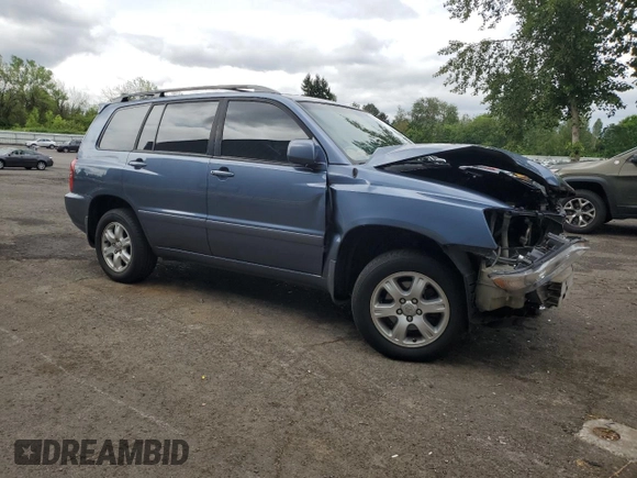 2001 Toyota Highlander z VIN JTEHF21A110037950, wystawiony jako Copart lot #57530355 z przebiegiem 129 840 mil mil oraz Szkoda całkowita • Salvage title. Historia ofert i sprzedaży dostępna na DreamBid. Obrazek 4.