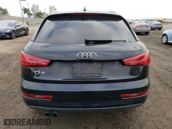 2016 Audi Q3 Premium Plus with VIN WA1BFCFS7GR019890, listed as a Copart auction lot 73400682 with 61,397 mi miles. Bid and sale history available at carsss.com. Image 6.