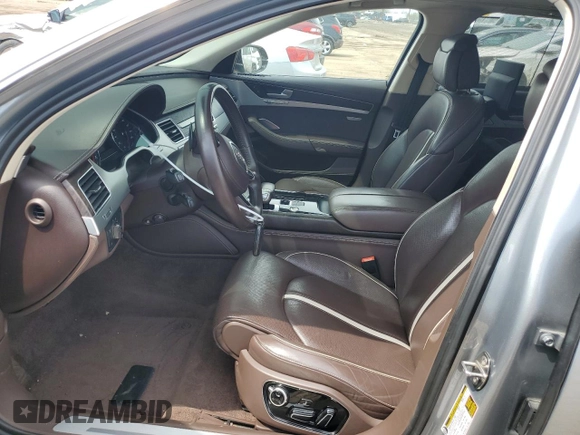 2012 Audi A8 L 6.3L with VIN WAUR4AFD5CN029378, listed as a Copart auction lot 54545475 with 119,386 mi miles and Clean Title. Bid and sale history available at carsss.com. Image 7.