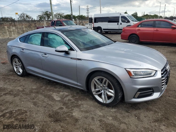2019 Audi A5 Sportback Premium with VIN WAUANCF56KA024002, listed as a Copart auction lot 86073324 with NaN miles and Salvage Title. Bid and sale history available at carsss.com. Image 4.