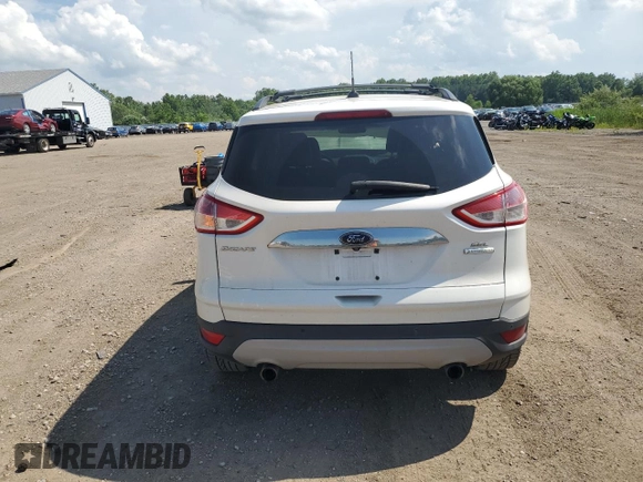 2013 Ford Escape SEL with VIN 1FMCU0HX4DUA84806, listed as a Copart auction lot 62593805 with 107,147 mi miles and Salvage title. Bid and sale history available at DreamBid. Image 6.