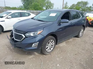 2018 Chevrolet Equinox LT z VIN 3GNAXSEV3JL123092, wystawiony jako IAAI lot #42168373 z przebiegiem 140 365 mil mil oraz . Historia ofert i sprzedaży dostępna na DreamBid. Obrazek 2.