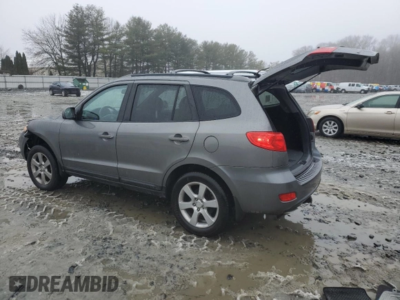 2009 Hyundai Santa Fe SE with VIN 5NMSH73E59H272364, listed as a Copart auction lot 43754845 with 111,270 mi miles and Salvage title. Bid and sale history available at DreamBid. Image 2.