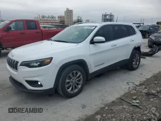 2020 Jeep Cherokee Latitude Plus with VIN 1C4PJLLB7LD573789, listed as a Copart auction lot 44354905 with 81,520 mi miles and Salvage Title. Bid and sale history available at carsss.com. Image 1.