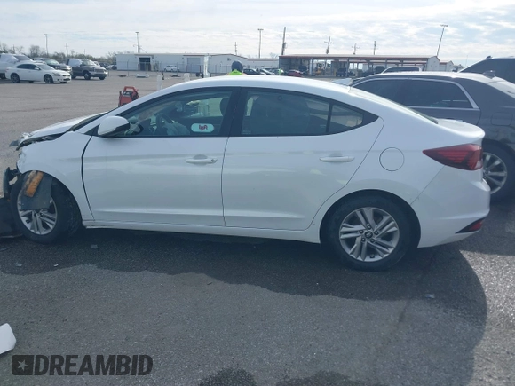 2020 Hyundai Elantra SEL with VIN 5NPD84LF1LH540675, listed as a IAAI auction lot 41315036 with 124,246 mi miles. Bid and sale history available at carsss.com. Image 14.