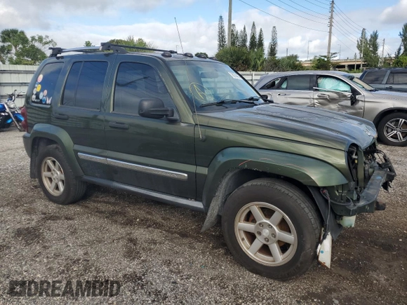 2007 Jeep Liberty Limited with VIN 1J4GK58KX7W594710, listed as a Copart auction lot 76074463 with 121,903 mi miles and Salvage title. Bid and sale history available at DreamBid. Image 4.