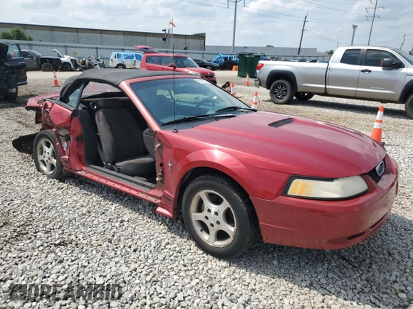 2000 Ford Mustang with VIN 1FAFP444XYF243212, listed as a Copart auction lot 60478035 with 93,248 mi miles and Salvage title. Bid and sale history available at DreamBid. Image 4.