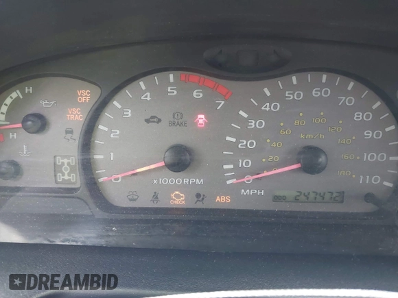 2003 Toyota Sequoia SR5 with VIN 5TDBT44A23S158061, listed as a IAAI auction lot 41807142 with 247,472 mi miles and . Bid and sale history available at DreamBid. Image 7.
