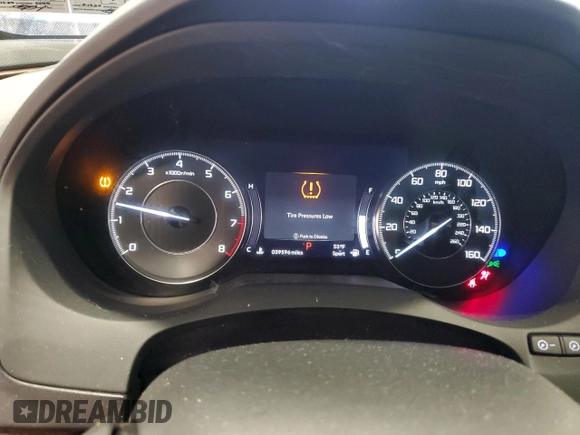 2019 Acura RDX Advance with VIN 5J8TC2H73KL013202, listed as a Copart auction lot 46850345 with 39,596 mi miles and Salvage Title. Bid and sale history available at DreamBid. Image 9.