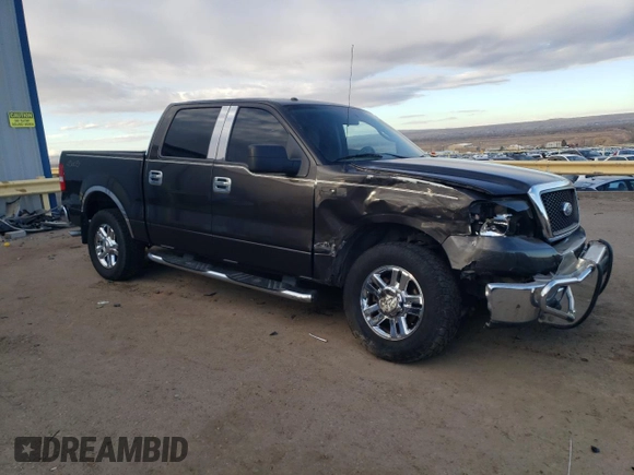 2006 Ford F-150 XLT with VIN 1FTPW14V16FA71500, listed as a Copart auction lot 88926455 with 111,105 mi miles and Salvage Title. Bid and sale history available at carsss.com. Image 4.