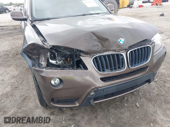 2013 BMW X3 xDrive28i with VIN 5UXWX9C50DLK59656, listed as a IAAI auction lot 41899196 with 130,417 mi miles. Bid and sale history available at carsss.com. Image 6.