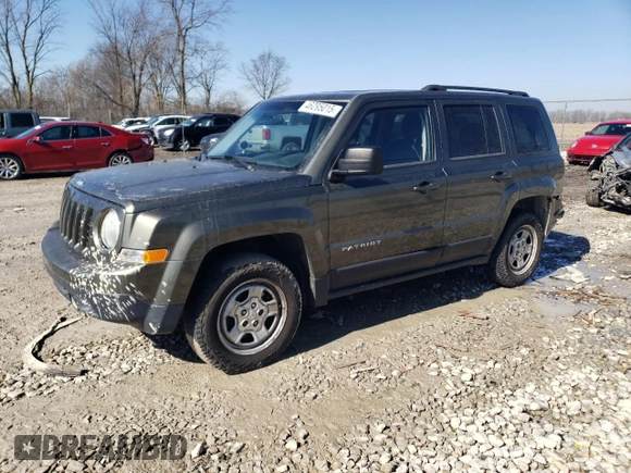 2015 Jeep Patriot Sport with VIN 1C4NJRBB5FD283776, listed as a Copart auction lot 46295015 with 115,108 mi miles and Salvage title. Bid and sale history available at DreamBid. Image 1.