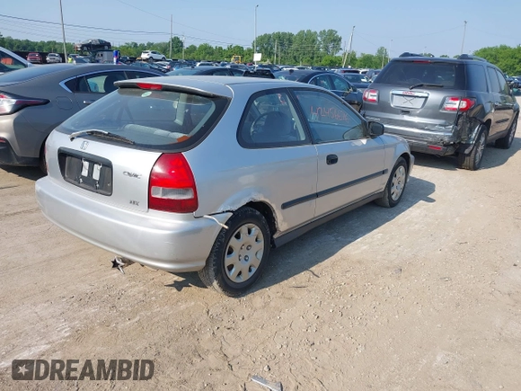 2000 Honda Civic DX z VIN 2HGEJ644XYH107942, wystawiony jako IAAI lot #42456676 z przebiegiem 207 275 mil mil oraz . Historia ofert i sprzedaży dostępna na DreamBid. Obrazek 4.