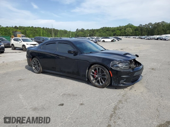 2020 Dodge Charger R/T z VIN 2C3CDXCT9LH216496, wystawiony jako Copart lot #53250685 z przebiegiem 112 616 mil mil oraz Szkoda całkowita • Salvage title. Historia ofert i sprzedaży dostępna na DreamBid. Obrazek 4.