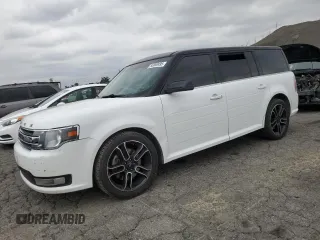 2014 Ford Flex SEL z VIN 2FMGK5C83EBD34676, wystawiony jako Copart lot #55880495 z przebiegiem 218 997 mil mil oraz Szkoda całkowita • Salvage title. Historia ofert i sprzedaży dostępna na DreamBid. Obrazek 1.