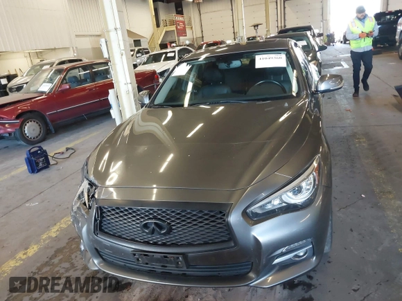 2017 Infiniti Q50 Signature Edition with VIN JN1EV7AP6HM741885, listed as a IAAI auction lot 41049360 with 88,637 mi miles and . Bid and sale history available at DreamBid. Image 13.