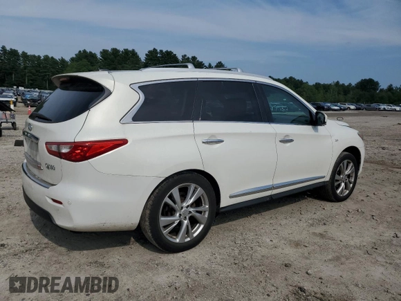 2014 Infiniti QX60 with VIN 5N1AL0MM3EC538945, listed as a Copart auction lot 63895465 with 141,161 mi miles and Clean title. Bid and sale history available at DreamBid. Image 3.