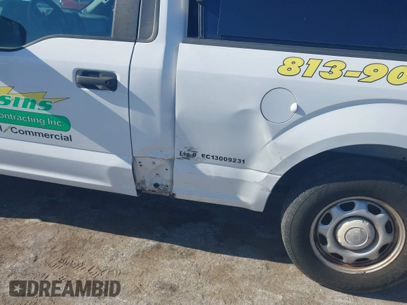 2016 Ford F-150 XL with VIN 1FTMF1C81GKF76556, listed as a IAAI auction lot 42510068 with 106,454 mi miles and . Bid and sale history available at DreamBid. Image 6.