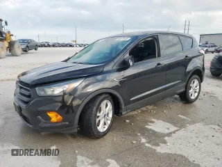 2018 Ford Escape S with VIN 1FMCU0F72JUB42488, listed as a Copart auction lot 63641845 with 80,184 mi miles and Salvage title. Bid and sale history available at DreamBid. Image 1.