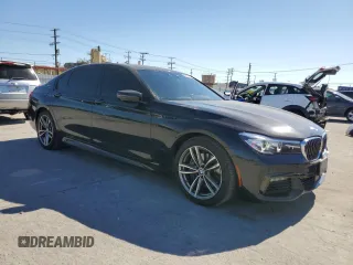 2018 BMW 7 Series 740e xDrive iPerformance with VIN WBA7J2C50JG938505, listed as a Copart auction lot 50485725 with 94,535 mi miles and Salvage Title. Bid and sale history available at carsss.com. Image 4.
