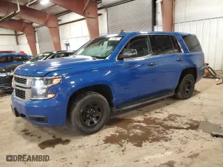 2017 Chevrolet Tahoe Commercial with VIN 1GNSKDEC7HR275117, listed as a Copart auction lot 43557905 with 118,105 mi miles and Clean Title. Bid and sale history available at carsss.com. Image 1.