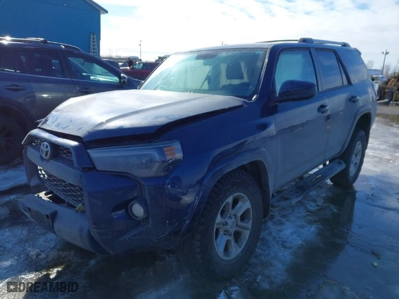2019 Toyota 4Runner SR5 with VIN JTEBU5JR3K5667654, listed as a IAAI auction lot 41902198 with 53,182 mi miles. Bid and sale history available at carsss.com. Image 2.
