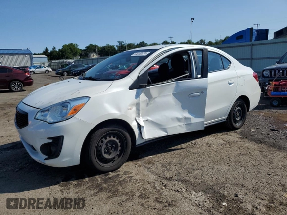 2020 Mitsubishi Mirage G4 ES with VIN ML32F3FJ0LHF03418, listed as a Copart auction lot 64009374 with 65,659 mi miles and Salvage Title. Bid and sale history available at carsss.com. Image 1.