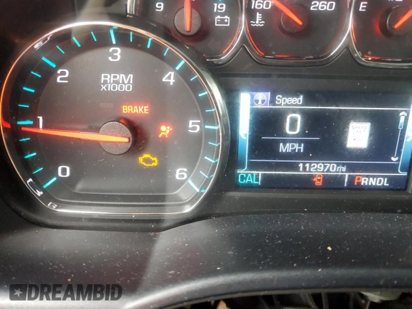 2017 Chevrolet Silverado 1500 LT with VIN 3GCPCREC5HG211439, listed as a Copart auction lot 45315715 with 112,970 mi miles and Salvage Title. Bid and sale history available at carsss.com. Image 9.