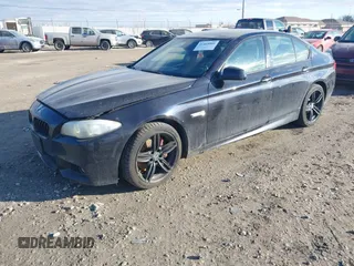 2013 BMW 5 Series 550i xDrive with VIN WBAFU9C50DDY70756, listed as a IAAI auction lot 41465006 with 161,615 mi miles and . Bid and sale history available at carsss.com. Image 2.
