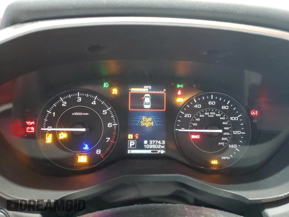 2018 Subaru Impreza Premium with VIN 4S3GKAD6XJ3616057, listed as a Copart auction lot 54500545 with 109,502 mi miles and Salvage title. Bid and sale history available at DreamBid. Image 9.